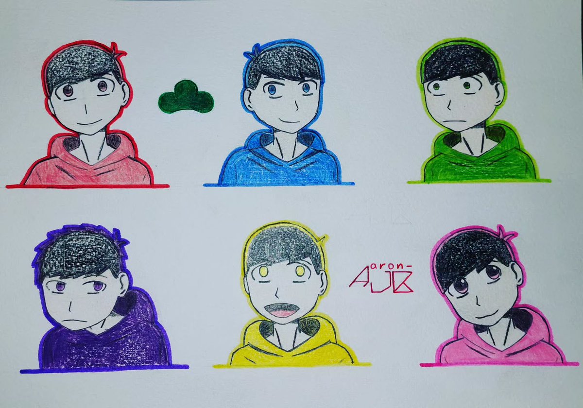 VeldaTouney's tweet photo. Matsuno’s six siblings https://t.co/AKrsISLlQv