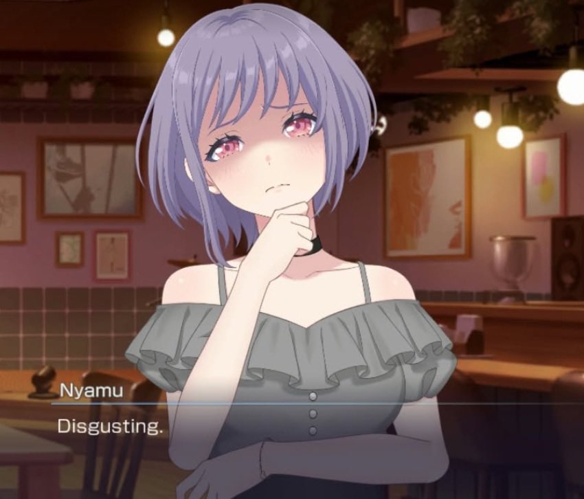 verppusaatana's tweet photo. btw i will never shut up about the fact that they gave nyamu the evangelion reference. asuka is also one of my favorite characters of all time https://t.co/bzCBtQeSTT