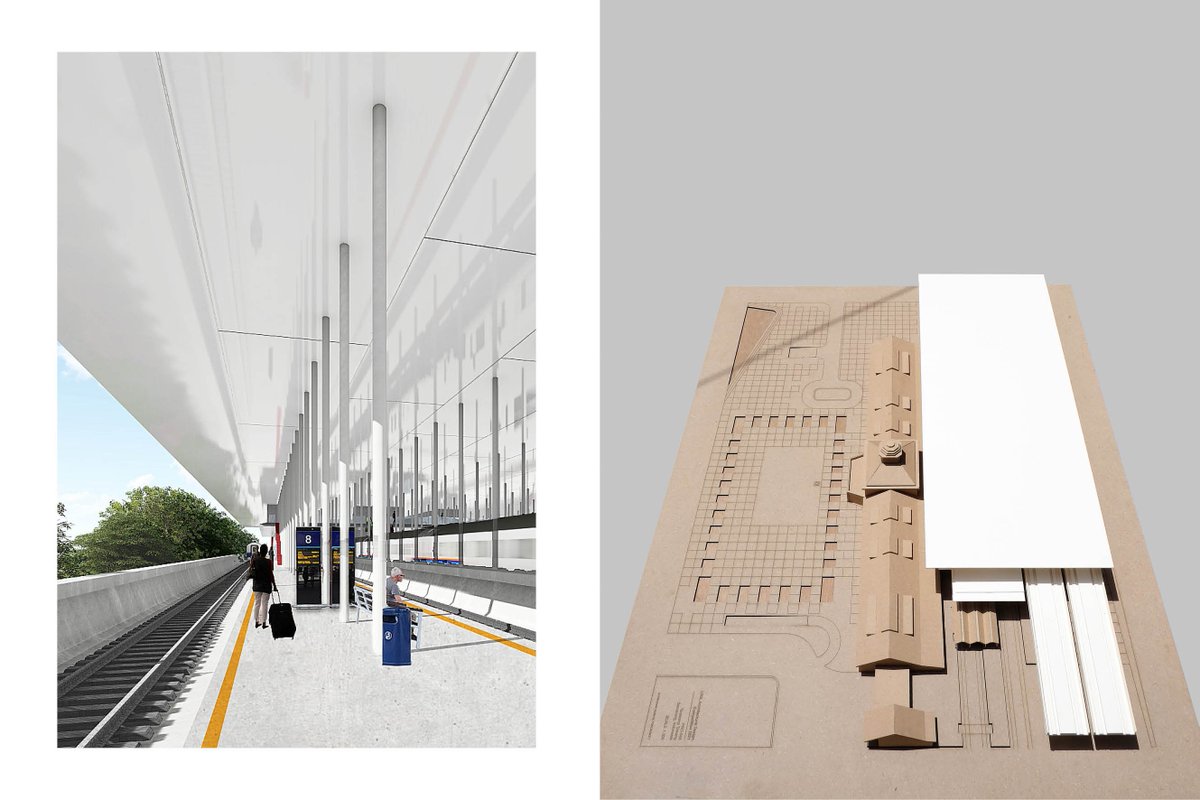 txttransportasi's tweet photo. Konsep baru Stasiun Semarang Tawang dengan struktur jalur layang.

Designed by Local Architecture Bureau (LAB).
Client : PT. KAI (Persero) &amp; Lixil
Status : Competition 1st Winner
Year : 2021 https://t.co/QL39ewkPmO