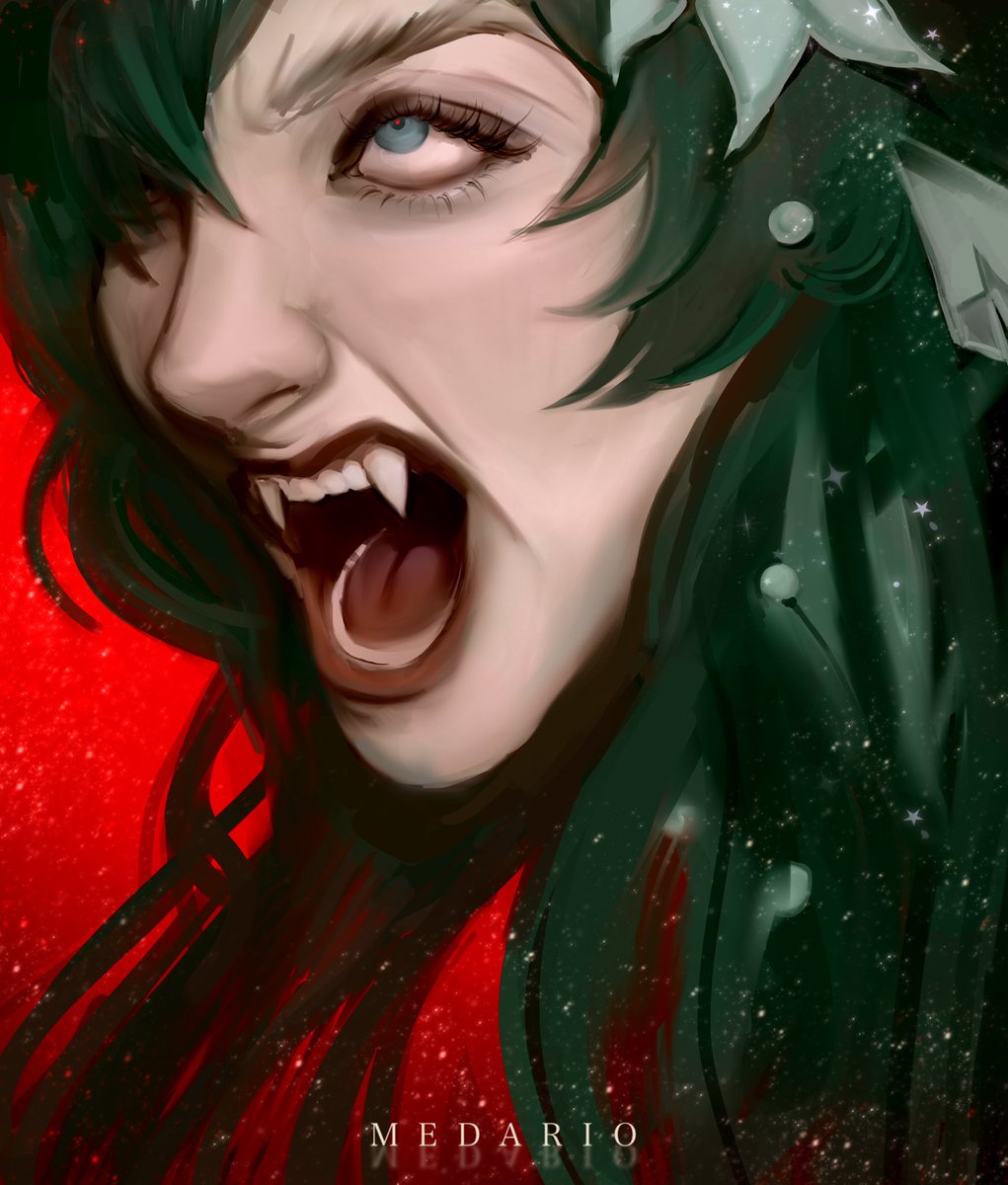MEDARIO0's tweet photo. Vodyanitsa in rage #genshinimpact #vodyanitsa #medarioart #digitalart https://t.co/C3HeGFIL93