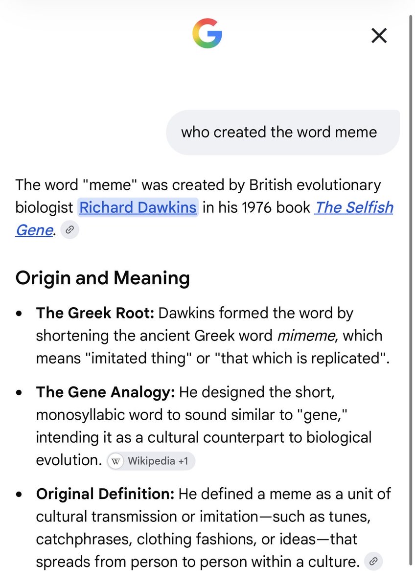 oceannsol's tweet photo. This is GENNY, @RichardDawkins literally created the term "meme" and as pumpfun and solana is all about memes, we owe him atleast 5 figures. Feel free to google yourself. $MEME 

Launching on paid. We love you Richard. ❤️ https://t.co/bbChed6zaW