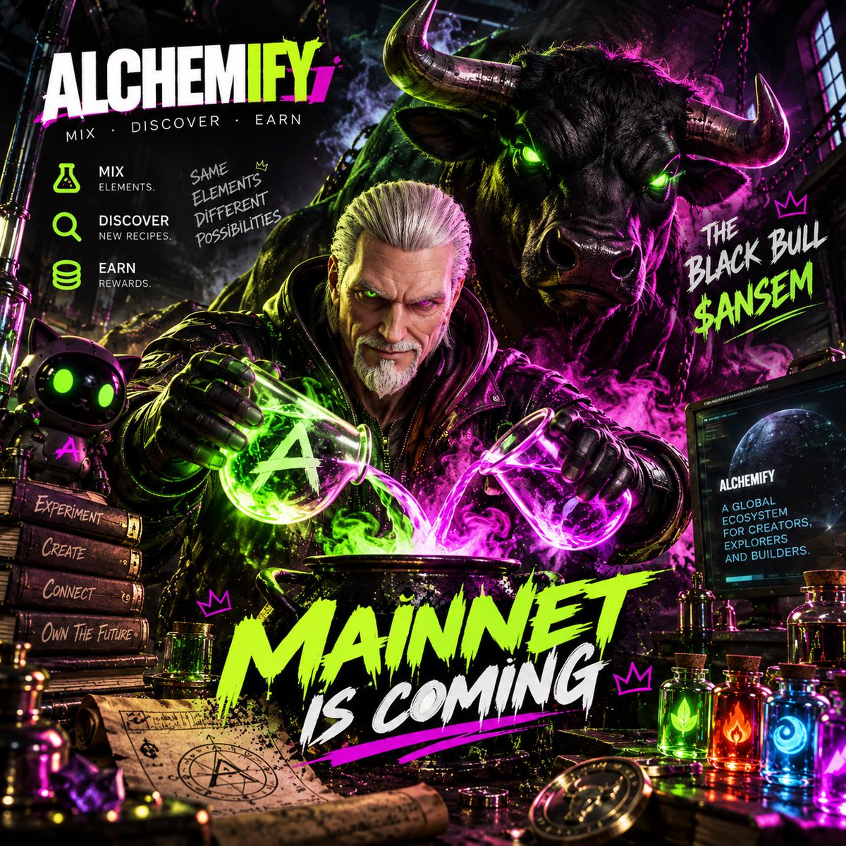 dxdhln's tweet photo. The lab is heating up 🧪🔥

https://t.co/MaQdBNdgev

Mainnet is coming, and the ecosystem is getting more interesting by the day.

Mix. Discover. Earn.
Let’s see what’s cooking 👀⚗️
$ANSEM
@alchemifydotfun https://t.co/Kqmw8nB7nT
