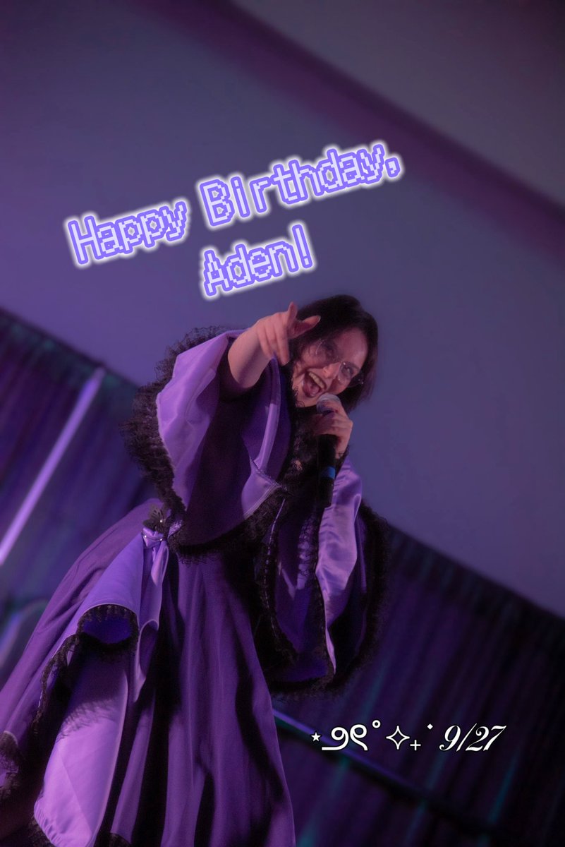 lostdest_info's tweet photo. Happy Birthday to our fearless purple leader, Aden! 👾🗡️
📸 @idolHOMEproject https://t.co/vD3XSxytPi