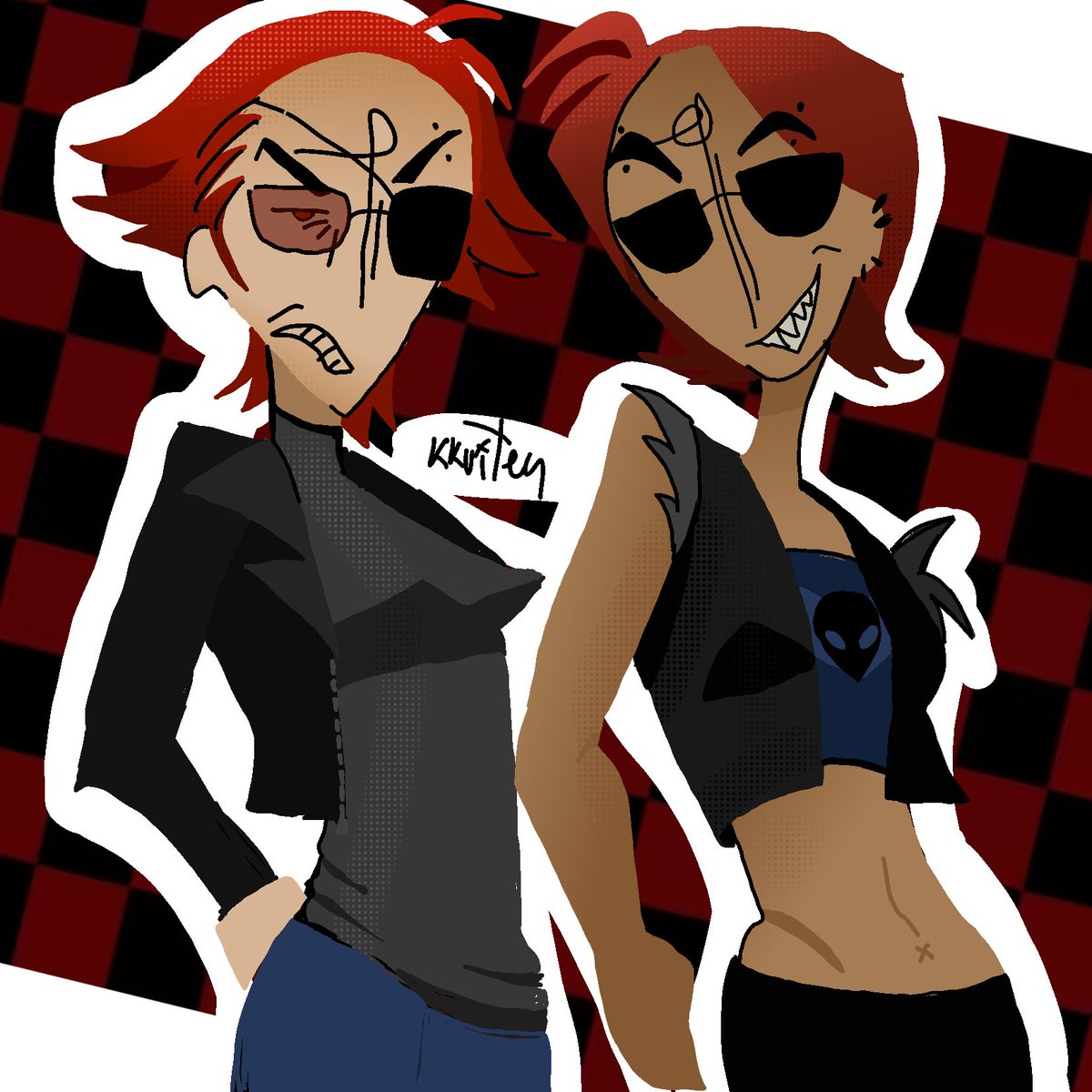 kkviten's tweet photo. THE GIRLS!!! #postal #halflife https://t.co/AiM5sQV7zf