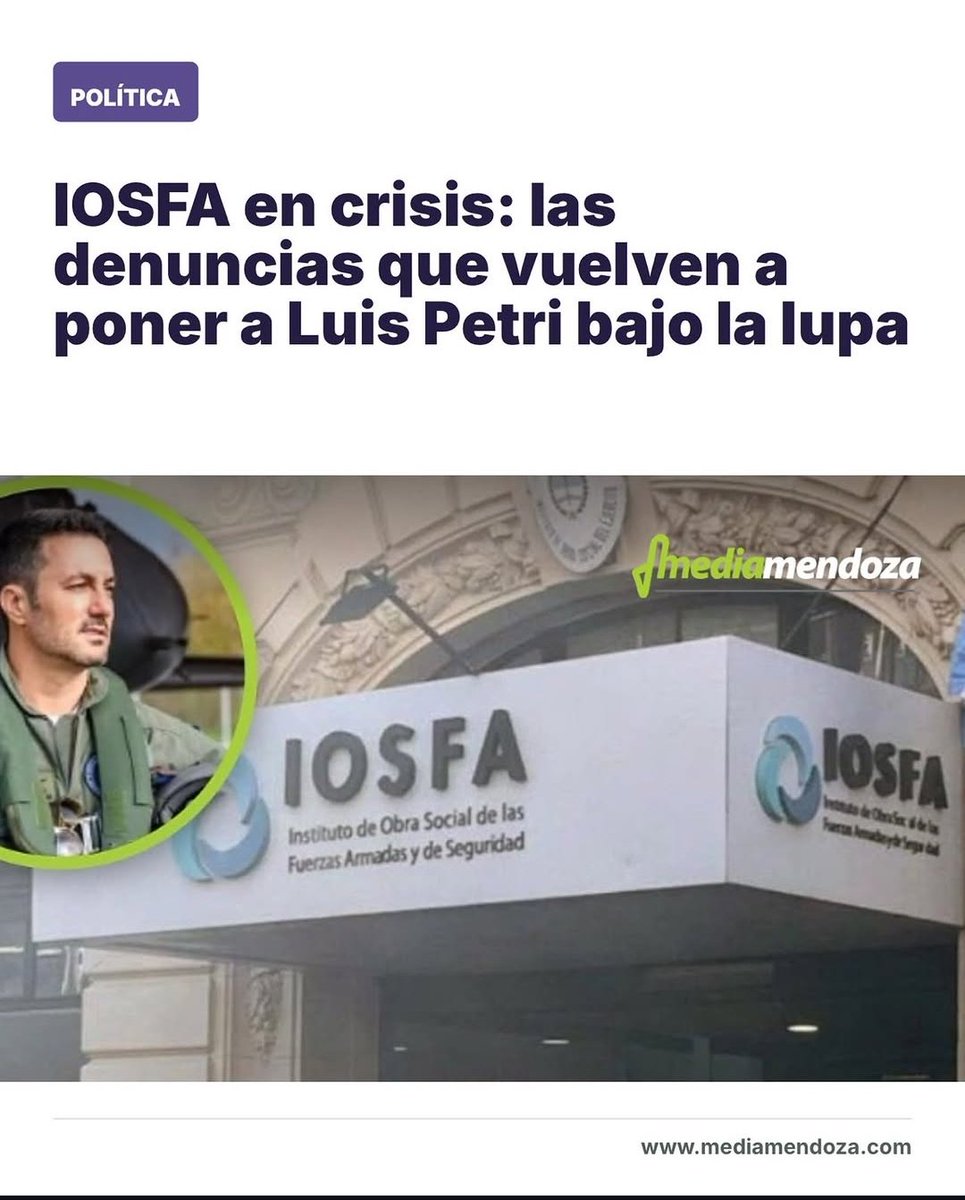 gus1247's tweet photo. Luis Petri, fundió cuando era Ministro de Defensa a la obra social de las fuerzas armadas. Esperemos que la justicia investigue de una vez por todas. Otro amigorro de los psiquiatricos hermanos Milei. https://t.co/6U3eMPkcHH