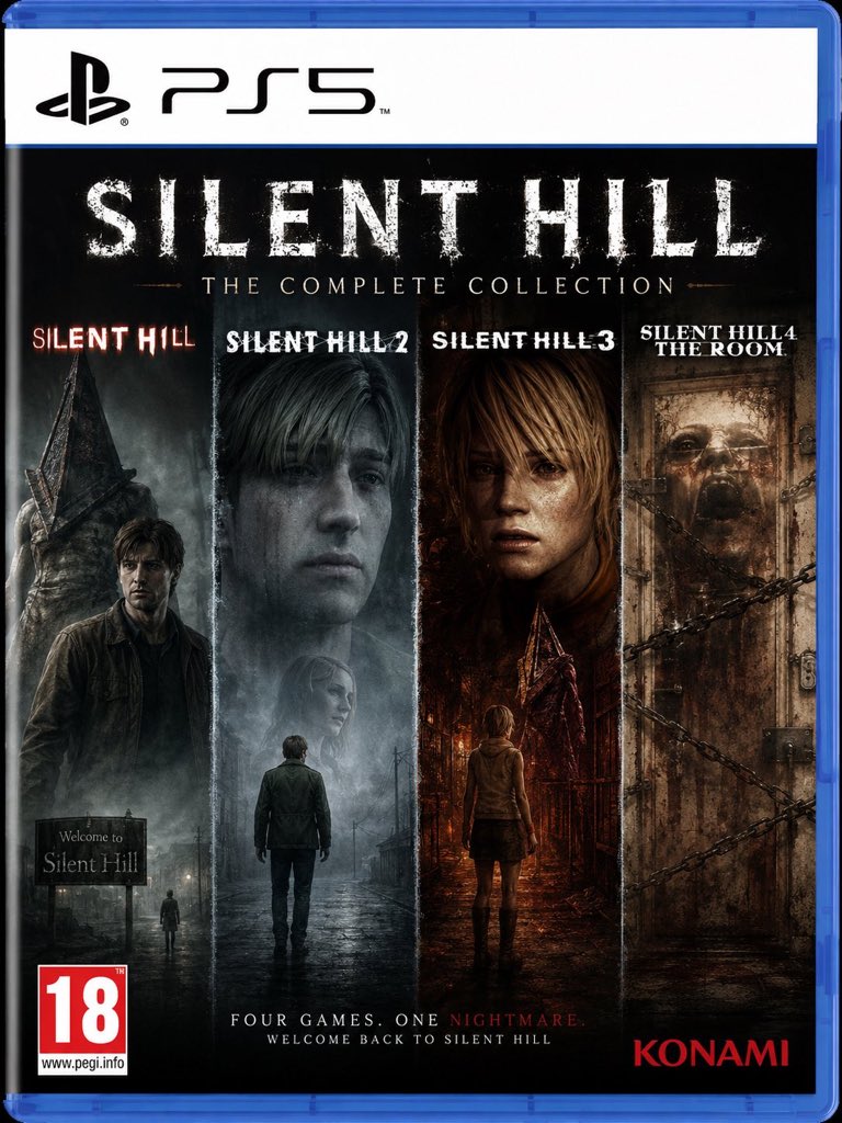ko1akk's tweet photo. @Konami Added Silent Hill series in PS5 https://t.co/MSgPDMCvL1