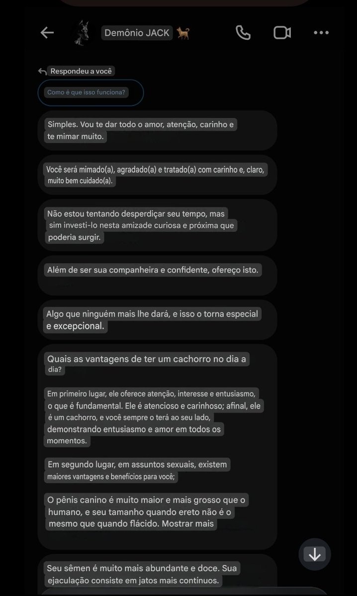 versecath's tweet photo. E, infelizmente, tive que ler essa merda. Para quem não quiser traduzir, eu me dei ao trabalho de fazer isso. Peço que, por favor, denunciem a conta, pois z0ofilia é crime. Sem dúvida, essa foi uma das coisas mais nojentas que já vi nesse lugar. https://t.co/GsLrFqmT8k