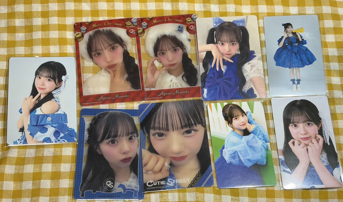f9oi0t's tweet photo. CUTIE STREET きゅーすと トレカ 交換

譲▶︎ 画像 8枚全て（リプ欄有り）
増田 川本 板倉 真鍋 梅田 古澤 桜庭

求▶︎ 佐野 なんでも or ロゼッタ衣装全メンバー

8枚目は同種のみ交換
クリア⇔クリア 同士のみ

郵送希望📮
お気軽にお声掛けください🙇‍♀️
#きゅーすと交換 https://t.co/LWN0zQL8Y8