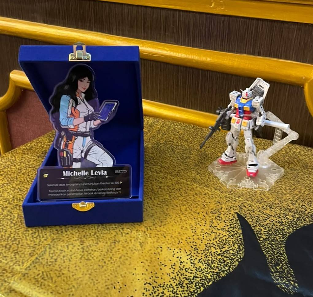onielity_ofc's tweet photo. Good Morniel, Nieltizen!
Semalam Minty mampir ke project milestone 100 Show untuk Levi yang sudah disiapkan oleh teman-teman @Le_ViosaOFC!

Congrats 100 show-nya @Levi_JKT48 dan semoga milestone-nya akan terus berlanjut!! 🥳
#BeyondTheBuild100 https://t.co/4oeEuScSAp