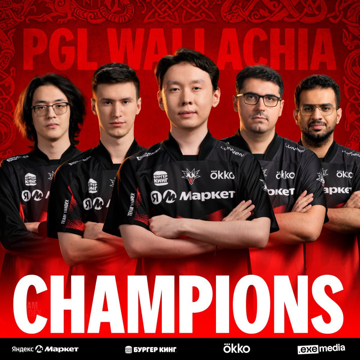 TeamYandex's tweet photo. WE ARE PGL WALLACHIA SEASON 9 CHAMPIONS!
Thank you for all the support and for believing in us.
A couple of days off, then we’re back for the next tournament🏆 https://t.co/phoHx4evxD