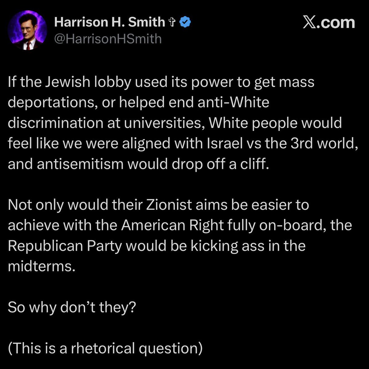 9mmScorpion's tweet photo. This goes back to my concept of most westerners are liberal “zionest” at heart. They have no issues with the crimes the jewish mafia commits.. they just want to control them rather than them being controlled. Sad. https://t.co/f5FnIjtflu