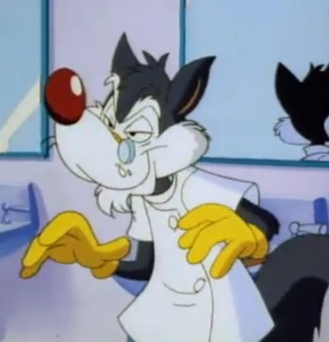 DailyToonMen's tweet photo. Walter Wolf from Animaniacs! https://t.co/Eem6qOOdX7