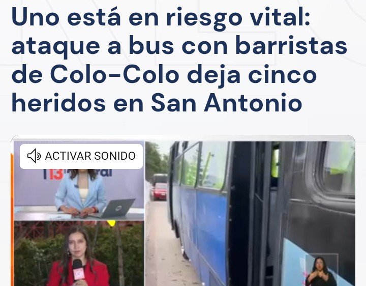 andres20ad's tweet photo. Asesinaron a un hombre en Independencia.
Asesinaron a un adolescente de tres balazos por la espalda en Puente Alto.
Atacaron a balazos un bus que transportaba a hinchas de Colo-Colo, dejando a cinco heridos graves

Con la derecha en el poder, los criminales hacen lo que quieren. https://t.co/BcMlTso0yo
