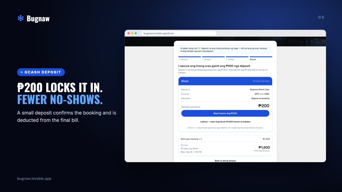 phcodesage's tweet photo. @Lovable 2/ They tap a slot and the booking page opens already filled in, in their language. https://t.co/J08sPaFIOx