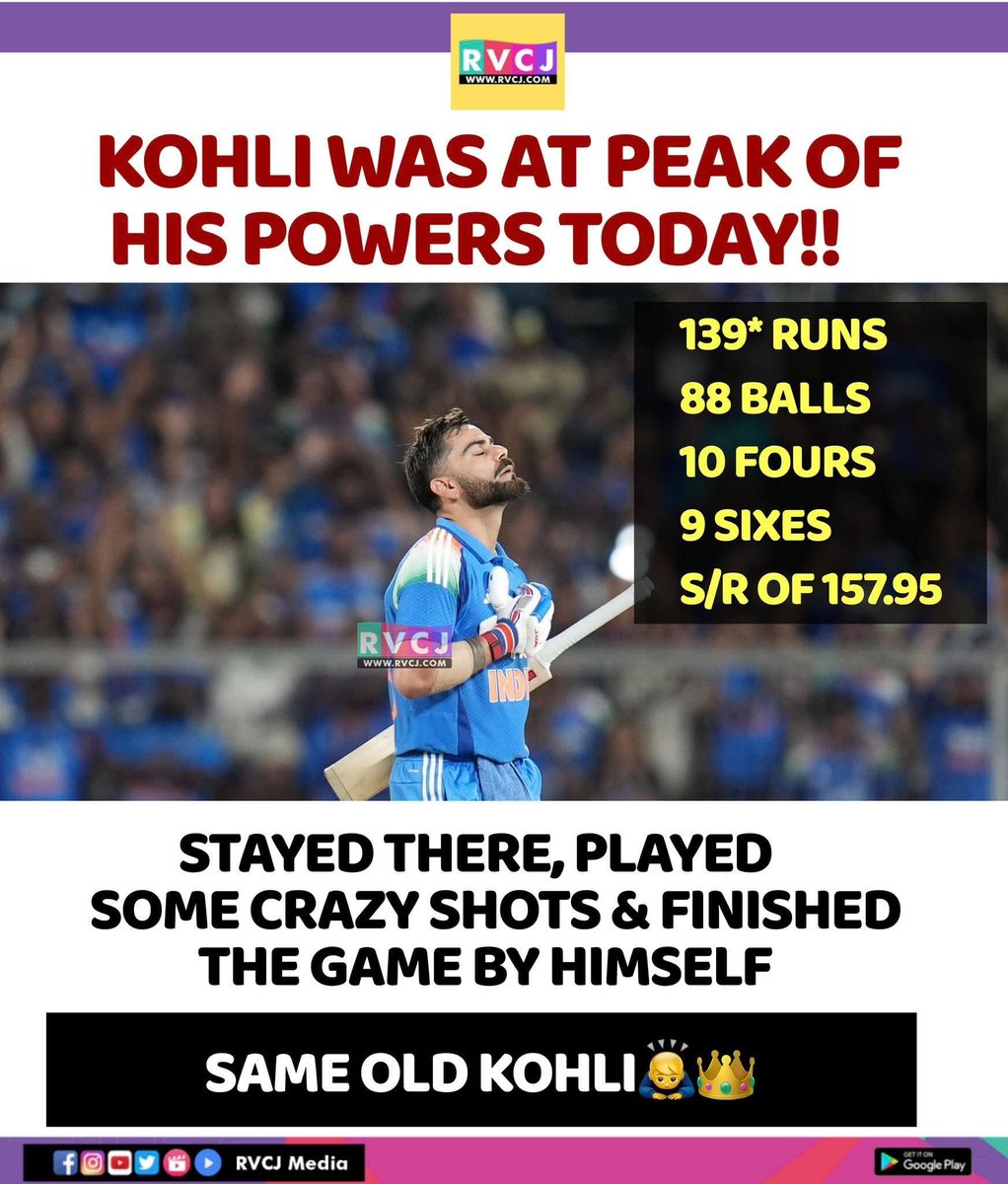 RVCJ_FB's tweet photo. Virat Kohli!!💯🔥🫡 https://t.co/fxl7LpWDeU