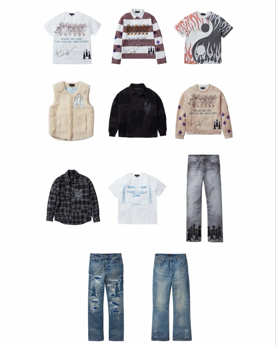 MURDERBRAVADO's tweet photo. WDW FW26 DELIVERY 1. https://t.co/Xt7YzFwQtY https://t.co/bdGRa8KVn2