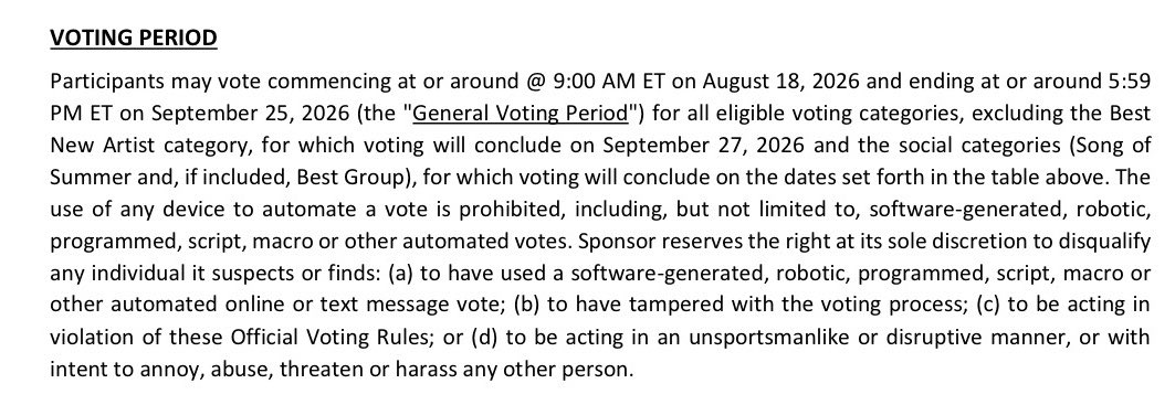 cortisconnect's tweet photo. 🚨 LOCK DOWN VMA BEST NEW ARTIST 🚨 

IMPORTANT NOTICE

coers, the voting system has now changed to CLICKED VOTE! this means 1 account can now cast around 100 votes so for the “NEXT 7 HOURS” until the show goes on air, please make VMA your MAIN PRIORITY. 

⏰ 7 HOURS LEFT
🗳️ 100 VOTES PER ACCOUNT
https://t.co/5OWFvivCUW

go back to VMA website and vote with all your available accounts NOW!

⚠️ IMPORTANT: vote manually. do NOT use any software, bots, auto-clickers, or other automated tools.

📢 PLEASE SPREAD THIS EVERYWHERE.
don’t just share it on X — send this to Coers outside this platform, including your group chats, other social media and anyone who might not have seen the update yet.