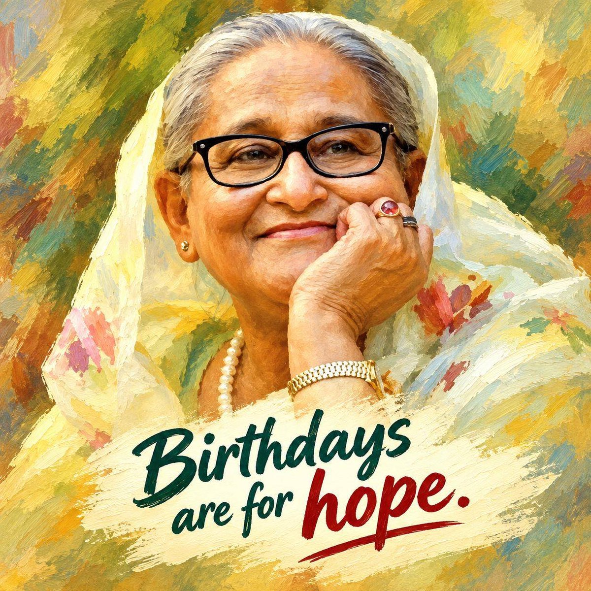 albd1971's tweet photo. Birthdays are for hope.
Today we celebrate a life dedicated to building a modern, inclusive Bangladesh. We remember the years when roads reached remote villages, electricity lit up homes, girls went to school in greater numbers, and the country stood tall against extremism. Those achievements were never just projects—they were promises of dignity and opportunity.
On this birthday we hold tightly to hope: hope that development will return stronger, that freedom of expression will flourish, that women’s safety will once again be a national priority, and that justice will reach those who prey on the vulnerable. May the coming year bring renewed strength and a brighter chapter for every Bangladeshi.
Warmest wishes on your special day.
#SheikhHasina #SheikhHasinaBirthday #Bangladesh #Leadership #Development #Hope