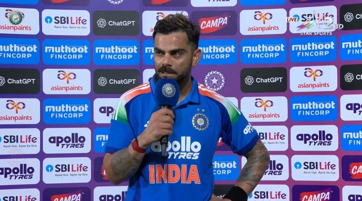 mufaddal_vohra's tweet photo. Virat Kohli said, “I enjoy each and every moment out there I play for India. Could have been a possibility I wouldn't have been standing there, could have never played for India. Keep working hard, put a smile on my face, and make other people smile as well”. https://t.co/hwzLLuu85N