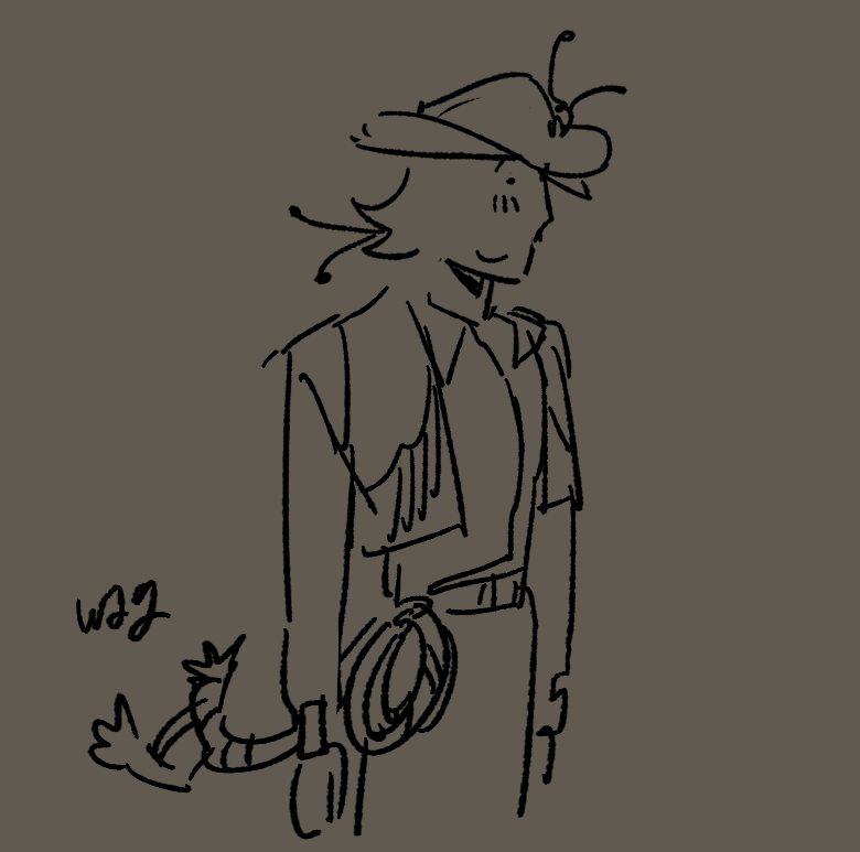 kei0447's tweet photo. why do i keep forget drawing his rope tail https://t.co/bdHlLqHYWs