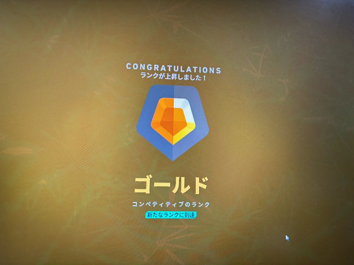 x0oo_v's tweet photo. やっと自分の実力でゴールド到達なりɞ̴̶̷̥⩊ɞ̴̶̷̥ https://t.co/GJZc4KbMzZ