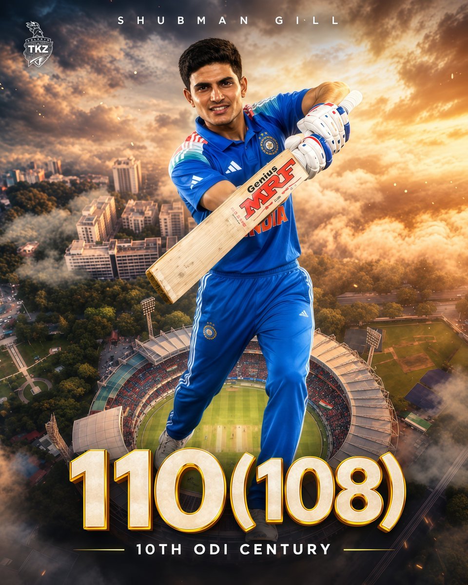 thekkrzone's tweet photo. 110 off 108. 💯🔥

Shubman Gill brings up his 10th ODI century in style! 👑🇮🇳

#ShubmanGill #Century #TeamIndia #INDvsWI #Prince https://t.co/XZBrULzaqd