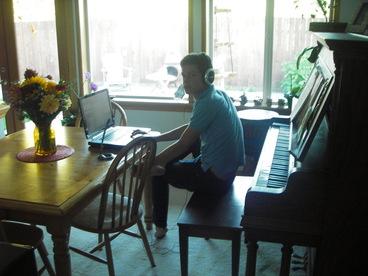 perfumegenius's tweet photo. Recording my first album “Learning” at my Mom’s house https://t.co/QIAL4E1V3M