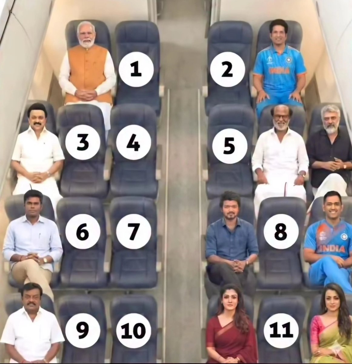 saba9361's tweet photo. Which seat you would you pick ??? https://t.co/VxwCojl1Yi