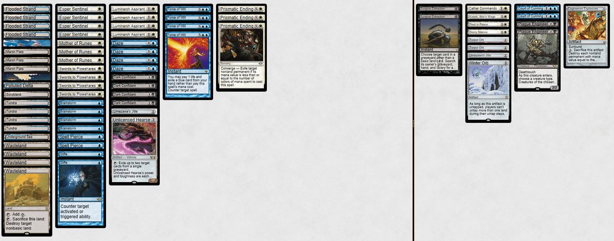 xgranham's tweet photo. Anyone got ideas on how to update Sprouts deck from 2022? I tried it out today and it felt super strong actually, I could have 4-1'd if I didn't make several major mistakes due to my blue inexperience https://t.co/XTcWvbzXj5