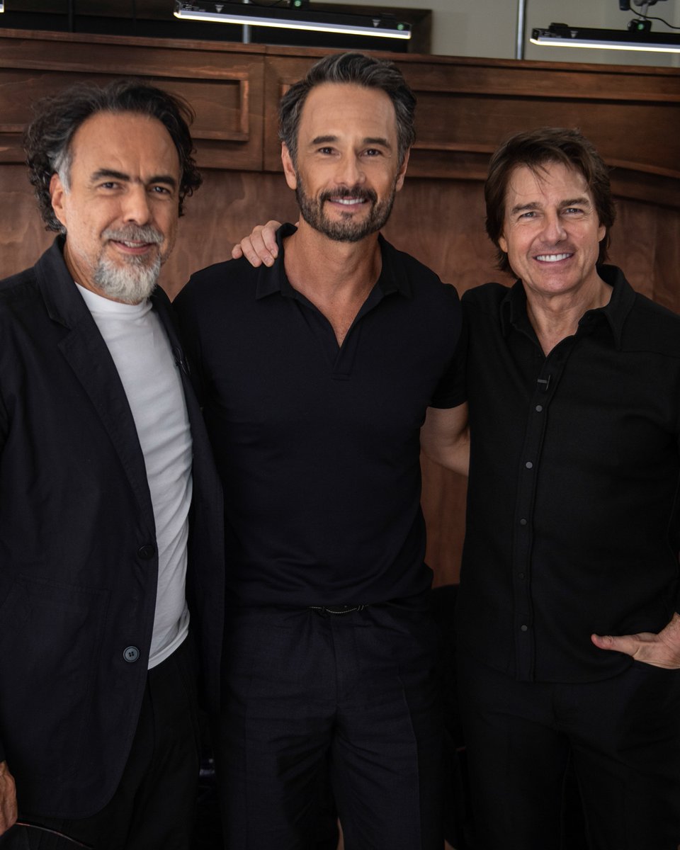 qgsantoro's tweet photo. Rodrigo Santoro com Tom Cruise e o diretor Alejandro González Iñárritu @TomCruise @tcruisebrasil @Fan4TomCruise https://t.co/vsBUpqQKTj