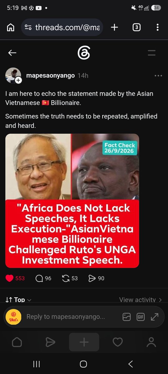 theblockfloat's tweet photo. Africa doesn't lack speeches, it lacks execution. https://t.co/zdyd2vV5sf