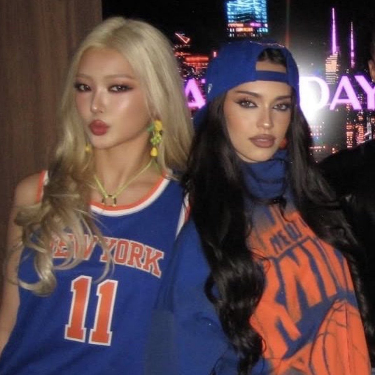 lthobrien's tweet photo. daniela and yoonchaeʼs face cards are always powerful when theyʼre together fr https://t.co/r1ofvAZt8b