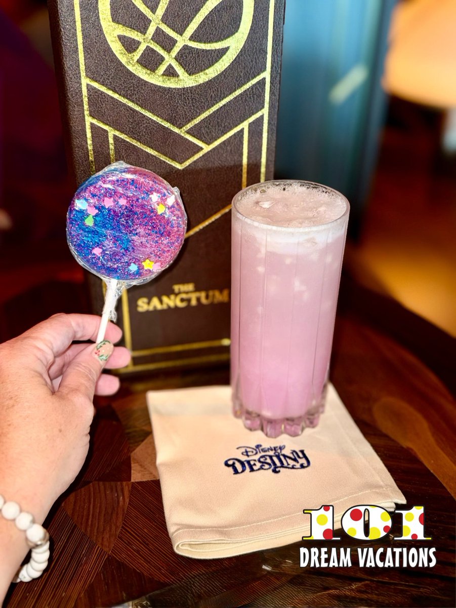 AsiaShumakdb9's tweet photo. This Disney Destiny mocktail looks like so much fun! It’s one of the little touches that make Disney cruises special. Ready to sail? Message 101 Dream Vacations to plan your getaway! https://t.co/N7a3rCz7Kv