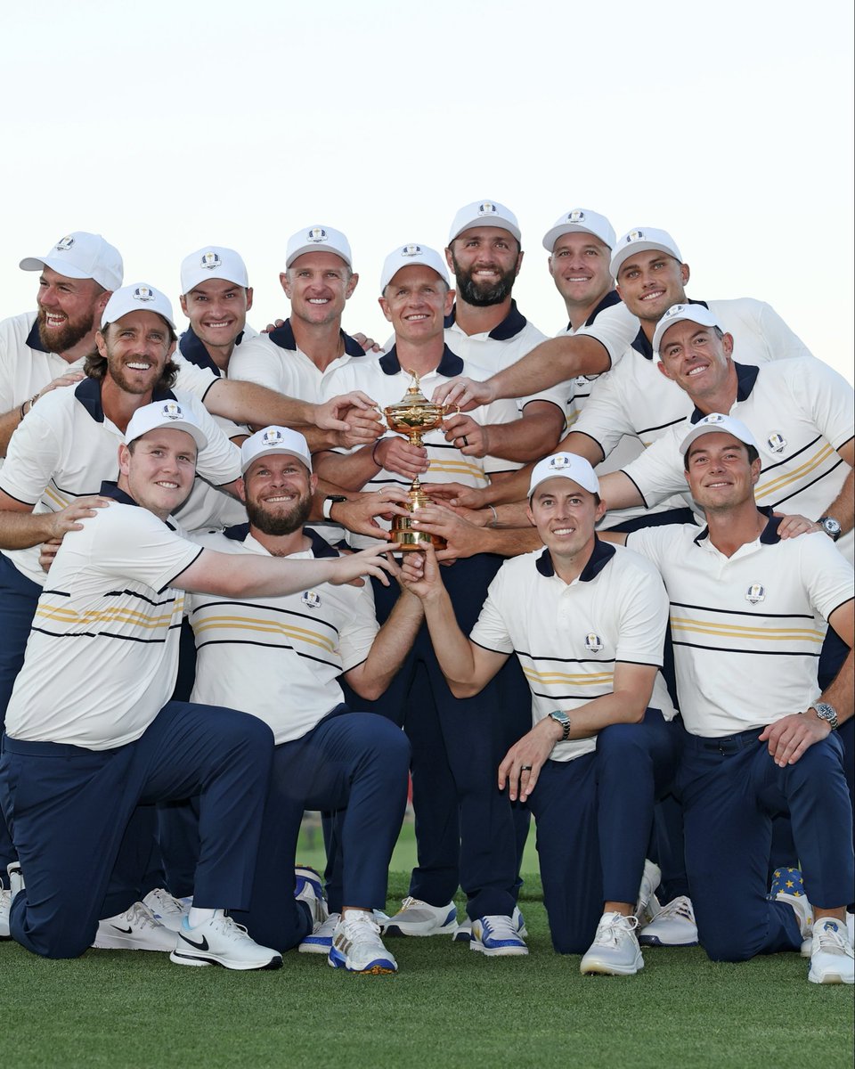 LukeDonald's tweet photo. It's hard to believe it’s already been a year since Bethpage 💙💛

I’m still so proud of this team and incredibly grateful to have shared those moments and made history together. Being Captain is a privilege I’ll always cherish.

To everyone who gave everything for Europe, my family who supported me every step of the way and the fans who made New York feel like home, thank you.

A week I’ll never forget 🇪🇺