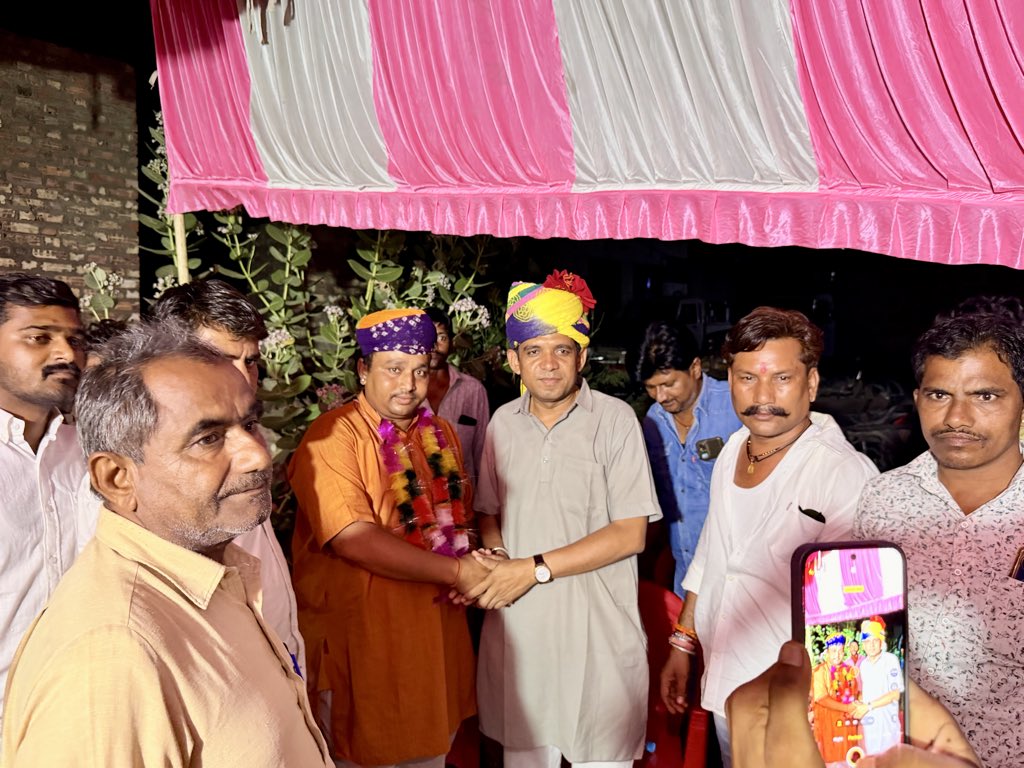 RAMSINGHKH18827's tweet photo. नगर पालिका धोरीमन्ना चुनाव 2026 में जीत की खुशी 🎉 | नागजीराम गवारिया जी को हार्दिक बधाई एवं शुभकामनाएं https://t.co/DxuC69XpZW