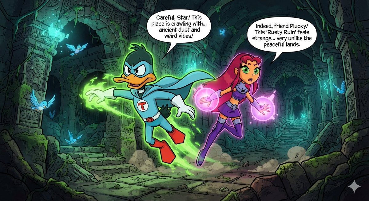TommyHo46439136's tweet photo. The Toxic Revenger and Starfire at Rusty Ruin Zone
#CartoonNetwork #DC #TinyToonsAdventure #TeenTitans #SonicX @SonicXFrames #SonicTheHedgehog #Sonic3dBlast #PluckyDuck #Koriandr #ToxicRevenger #Starfire #DrEggman https://t.co/3dpD7cTUkX
