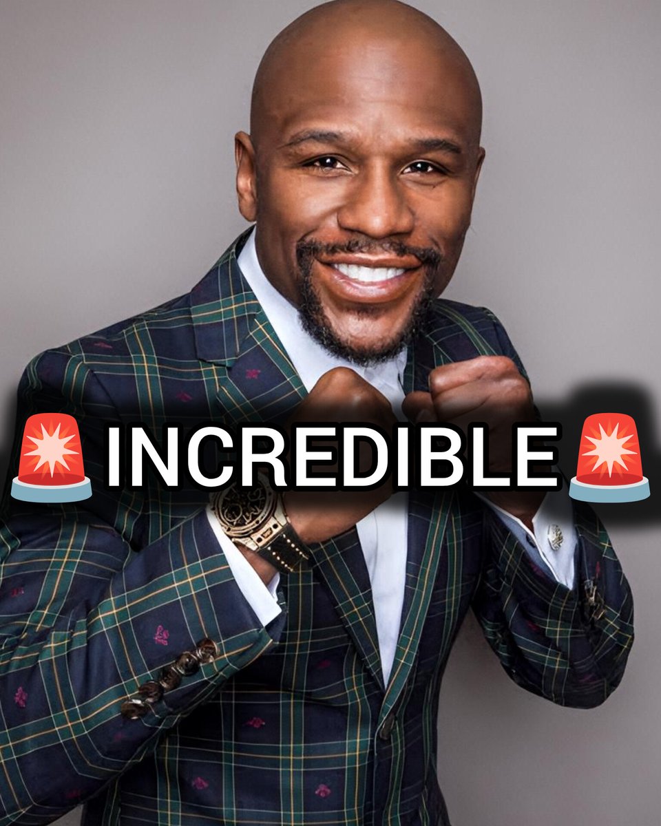 DavidJHarrisJr's tweet photo. 🚨INCREDIBLE: Undefeated boxing champion Floyd Mayweather just surprised all his fans by randomly going on Fox News to defend President Trump and claim ‘he is the best President we ever had.’

Mayweather: “I'm happy. We had Trump before, we didn't appreciate him, but I think Trump is the best President we've ever had.”