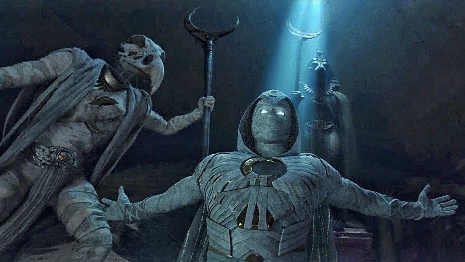 spcataa's tweet photo. Aprovechando el hype de #endgame, quería recomendarles Moon Knight… es una de las pocas series que en mi opinión están a nivel de Loki como una de las mejores que nos entregó este último tiempo marvel ✨ https://t.co/j2mxMiBDOB