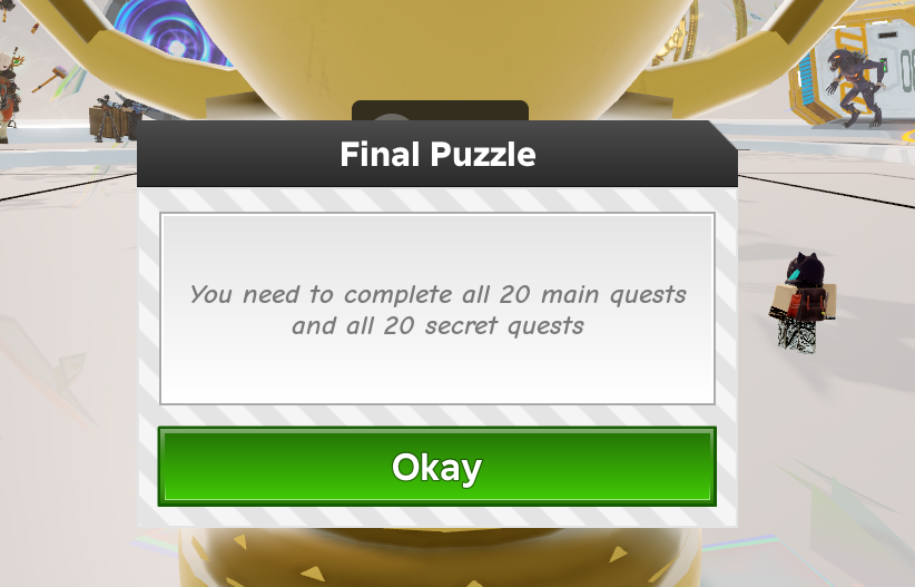 monorayy's tweet photo. its honestly amazing how i have all of the normal and secret badges and i cant play the roblox hunt 20 finale FOR OVER 30 MINUTES. #roblox @Roblox https://t.co/hlUy5TXe04