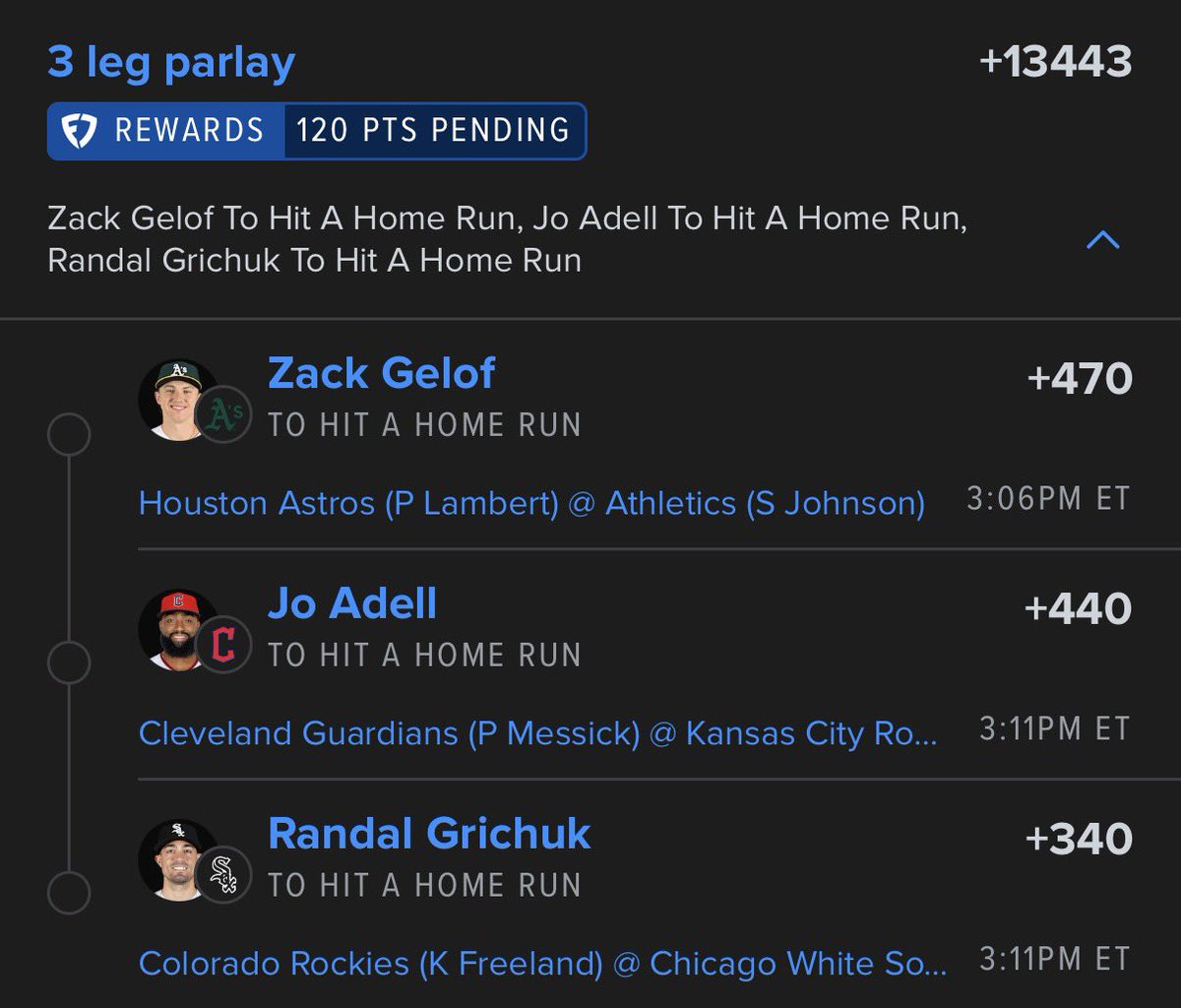 rudebets's tweet photo. 💎MLB HOME RUNS💎

🕯️Rude’s Last HR Lay (of 2026)

🔗 to tail in comments ⬇️ https://t.co/LEOnHxVL5n
