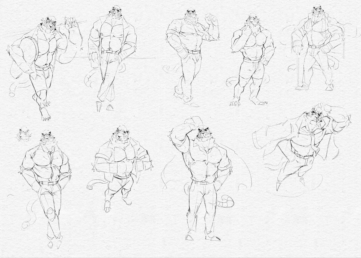 fredbedder's tweet photo. I drew a bunch of big cats, but I don't know which ones are good to color https://t.co/RP0ulfW2qF