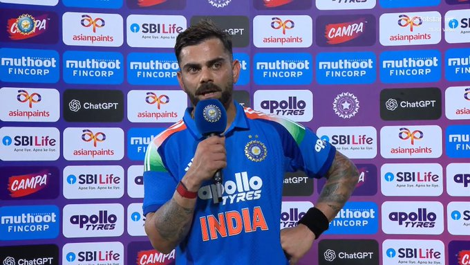 khabribollyka's tweet photo. Kohli said "My focus has never been on these milestones. It's been about focusing on situations, doing the job for the team".
#viratkohli #shubmangill #INDvsWI #ODIs #1stODI #khabribollyka #kkbe #cricketnews #teamindia
Follow : @KhabriBollyKa More https://t.co/SDjWSsZux0