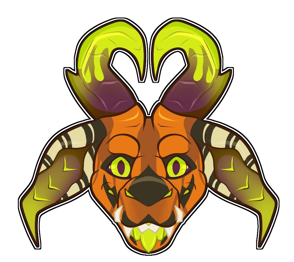 treblemaker_art's tweet photo. A series of “button” headshots I’ve been working on! 
I’m doing one of these for every one of my alladons, and got some of the hardest to draw yet to go… wish me luck 🫠
#art #artist #furryartist https://t.co/wm9qpqFTZ2
