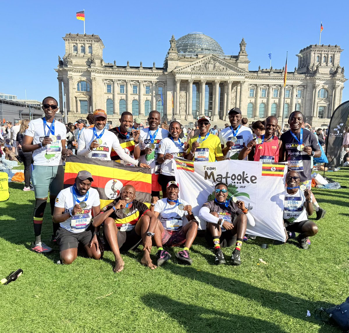MosesRutahigwa's tweet photo. I am officially a Berlin Legend.

Some experiences unlock a part of you you never knew existed; this one did. It was a hard-earned medal; one I will always cherish. 

Thank you all for your love and support. A 100% for Team Uganda 🇺🇬  and lots to share about this race.

For now, we celebrate; tomorrow, recovery begins because there's so much running ahead. 
#BerlinMarathon2026