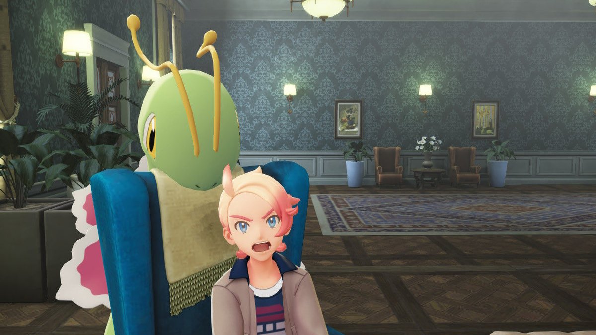 amnesia_poke's tweet photo. 昨日今日のガイとうちのメガニウム https://t.co/it2YsEVmyk