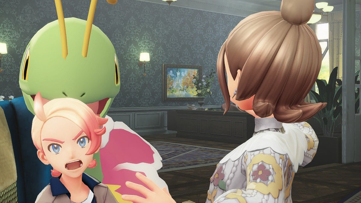 amnesia_poke's tweet photo. 昨日今日のガイとうちのメガニウム https://t.co/it2YsEVmyk