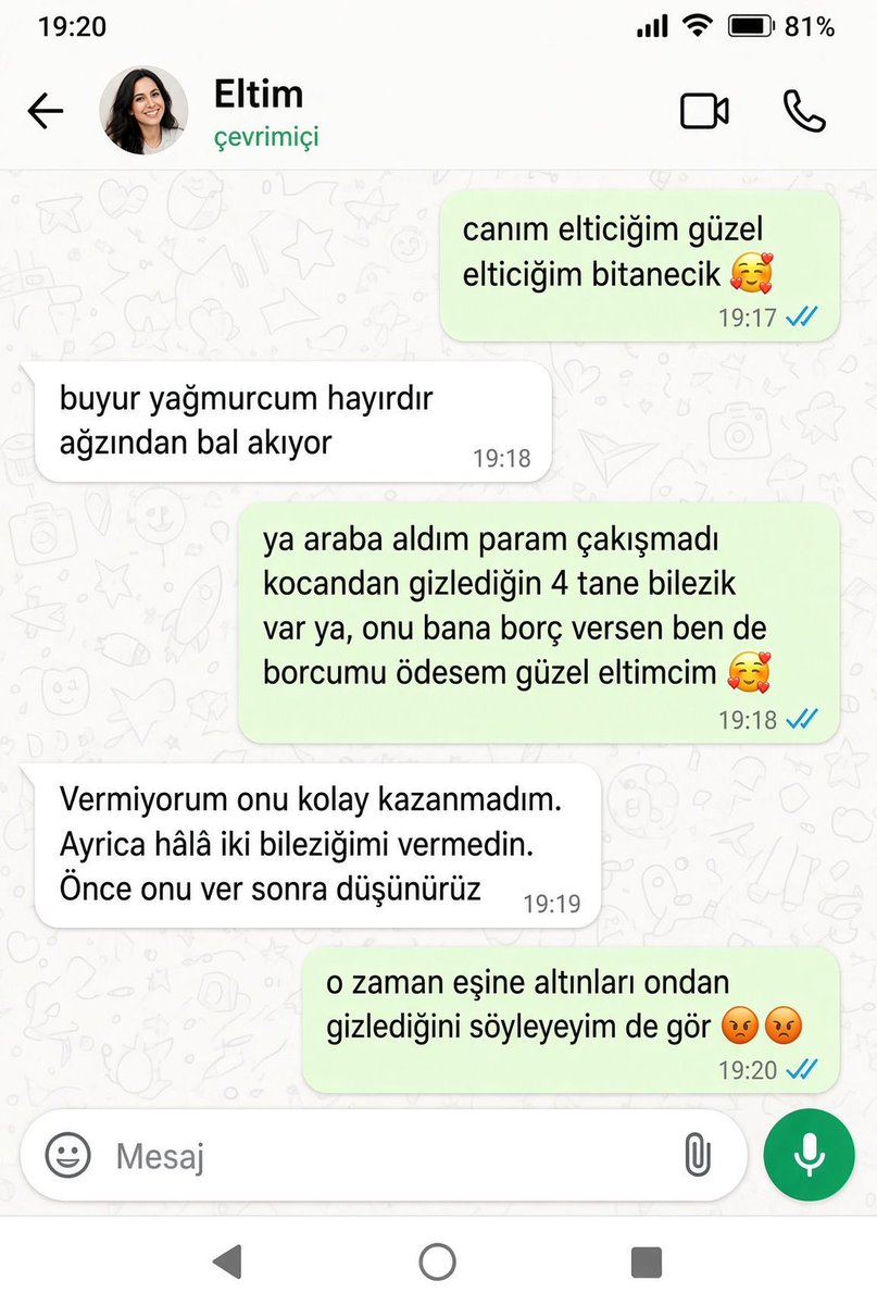 yakamozsun_34's tweet photo. Eltimden Araba almak için birkaç bileziğini istedim aldığım cevaba bak. Neden insanoğlu bu kadar Kötü lütfen biri açıklasın 😔 https://t.co/jPa69l4Flr