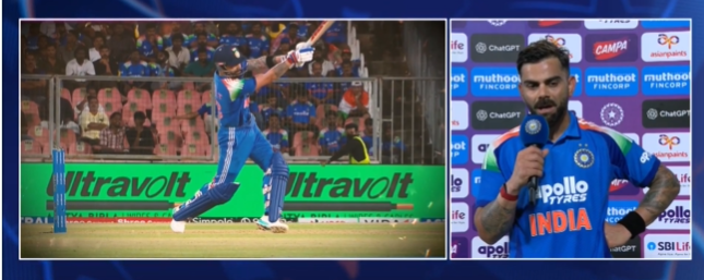 khabribollyka's tweet photo. THE GOAT TALKS AFTER HISTORY ๐
#viratkohli #shubmangill #INDvsWI #ODIs #1stODI #khabribollyka #kkbe #cricketnews #teamindia
Follow : @KhabriBollyKa More https://t.co/31JbJ77pCP