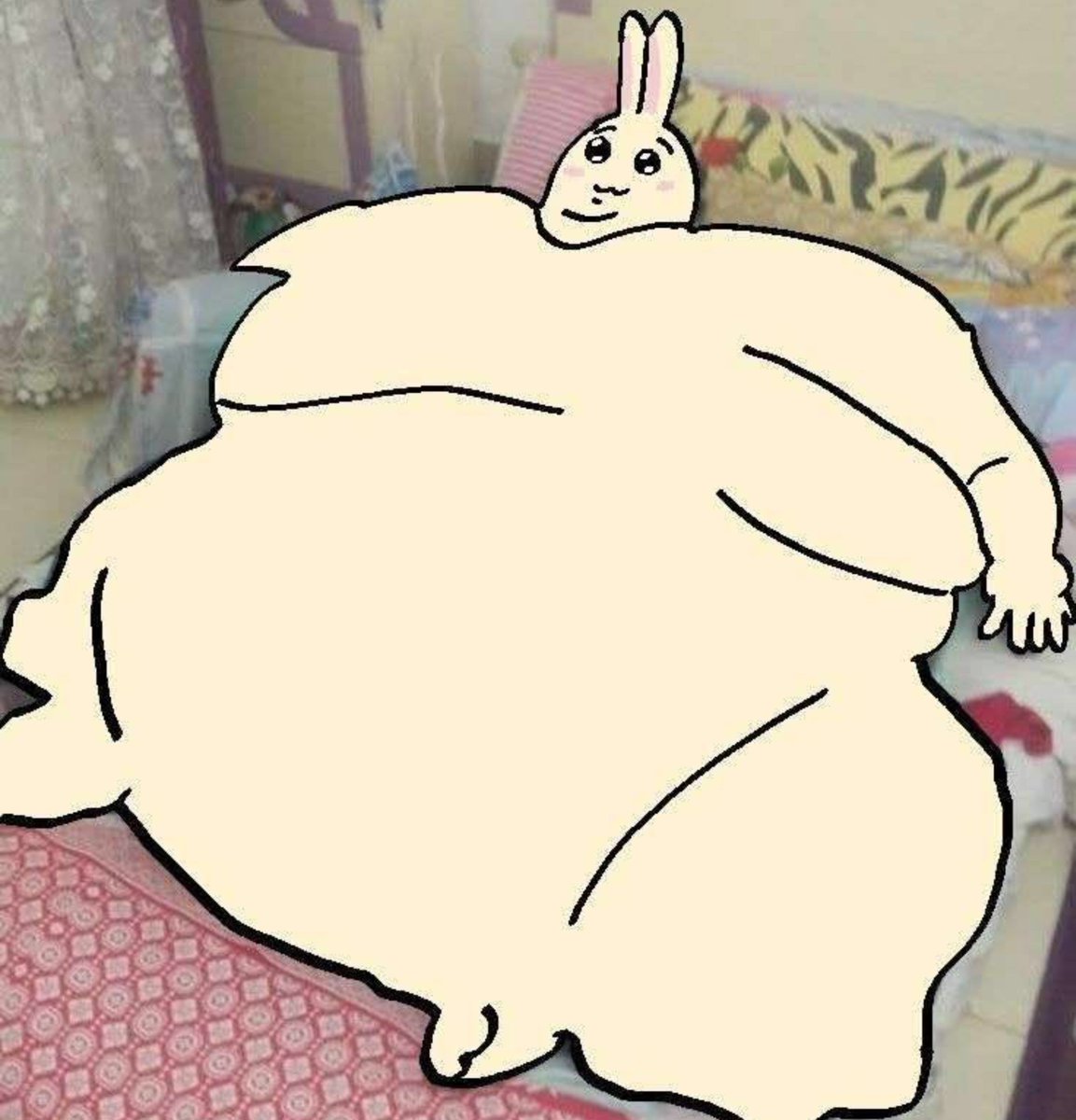 dearichiro's tweet photo. é muita humilhação ficar deitada quando se é gorda, eu me sinto assim: https://t.co/NOBy6NJ36S