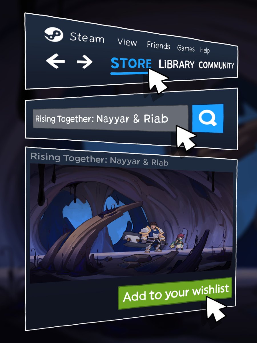TWW_Studios's tweet photo. إيش يعني قائمة الأمنيات -wishlist- على منصة ستيم Steam؟ https://t.co/hMYRNa861A